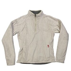 The North Face Women’s Gardenia White 1/4 zip Osito Fleece Jacket